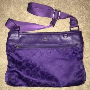 Coach cross body bag purse